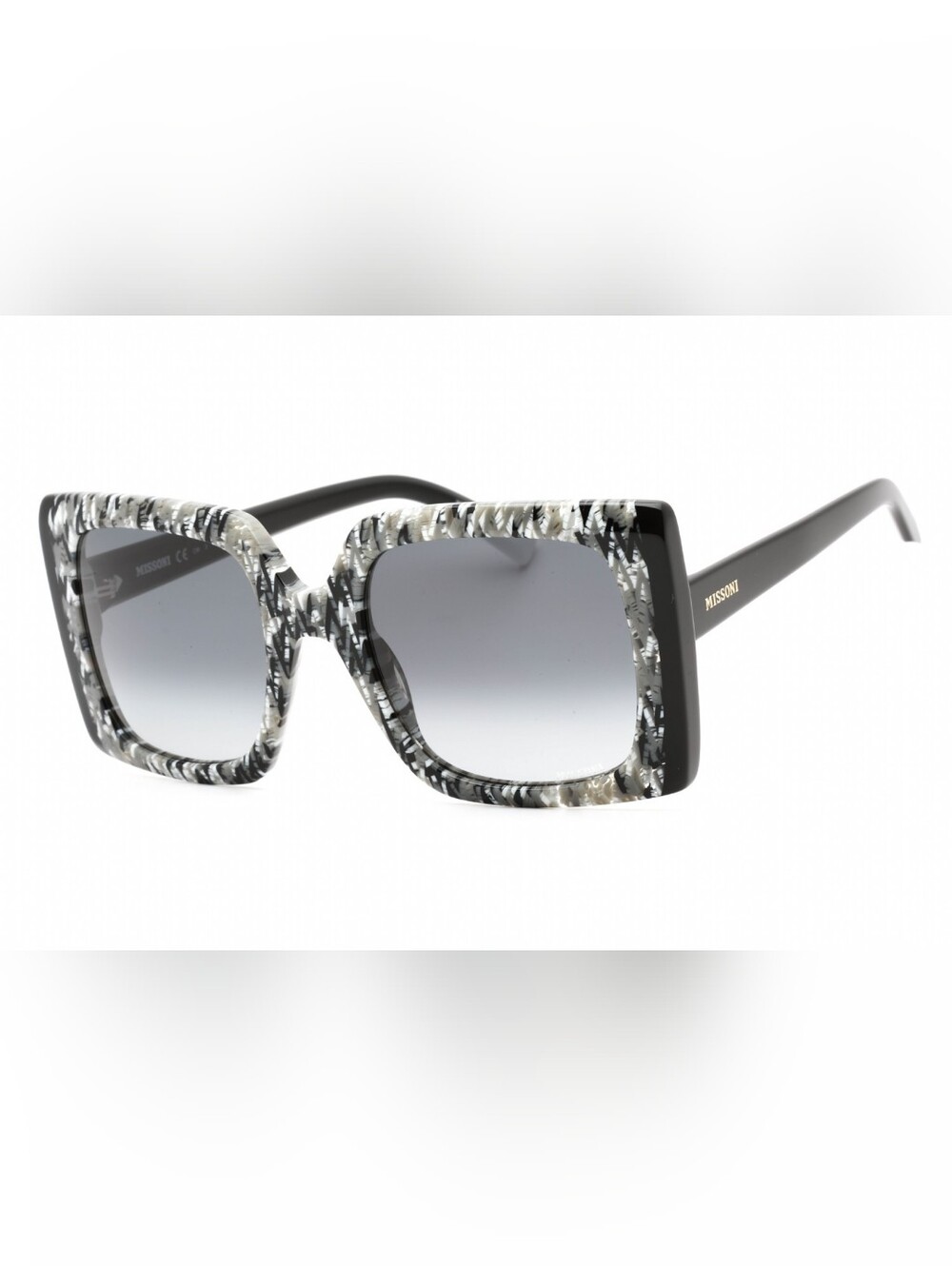 Missoni MIS 0089/S, Black Pattern / Dark Grey Gradient, Size54X22X145